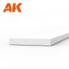 AK Interactive AK6518 STRIPS 0.75 X 5.00 X 350MM – STYRENE STRIP – (10 UNITS)